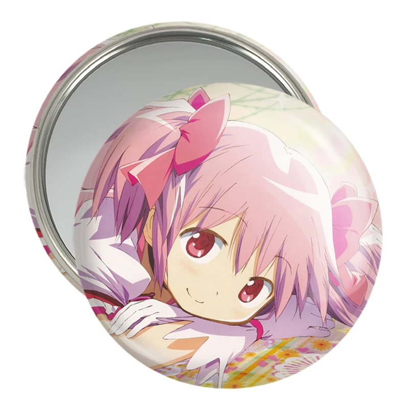 آینه جیبی خندالو مدل مادوکا کانام انیمه مادوکا مجیکا Madoka Magica  کد 18384