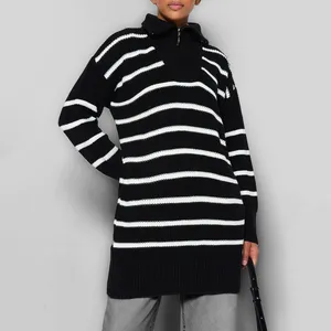 پلیور یقه ایستاده زنانه ترندیول مدل 663775753