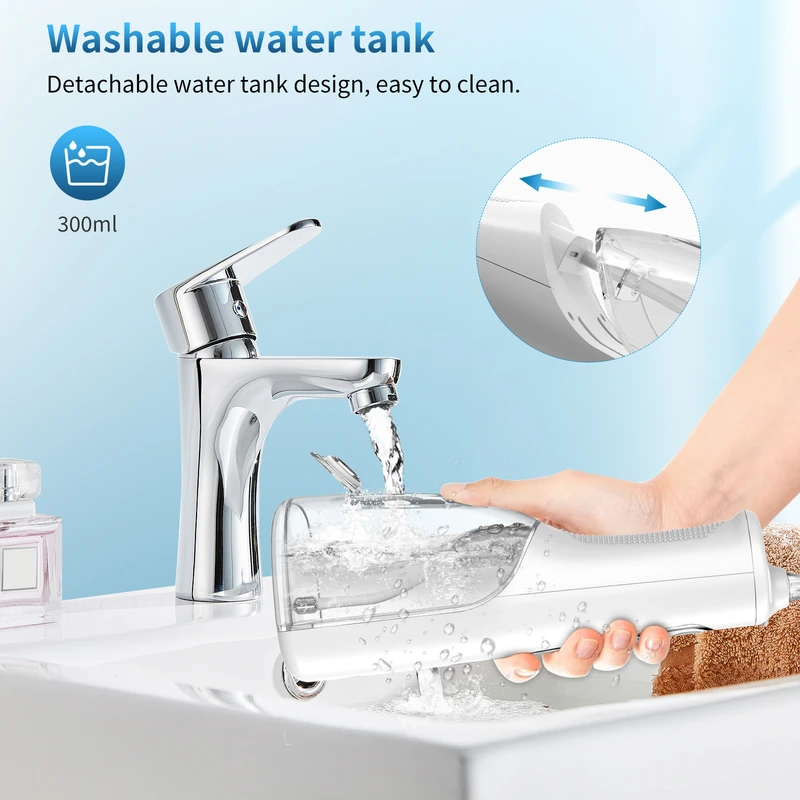 عکس شماره 5 : دستگاه شست وشوی دهان و دندان برقی وویور مدل m149 pro به همراه 4 سری