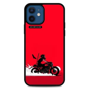 AKAM AMC-WA12M-MOTORCYCLE-1 Cover For Apple iPhone 12 Mini