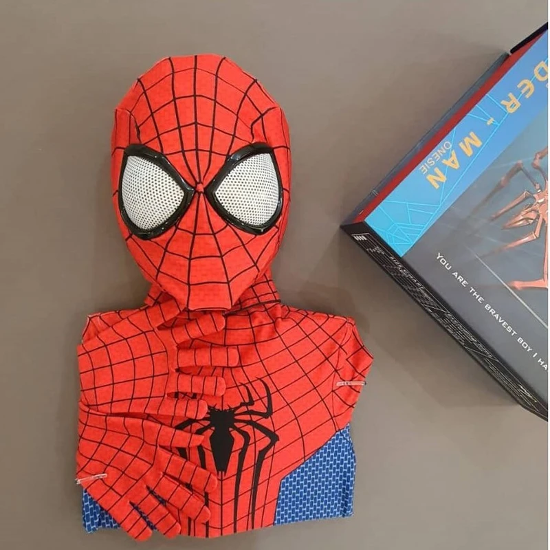 عکس شماره 7 : تن پوش مدل لباس مرد عنکبوتی کد n-3-4