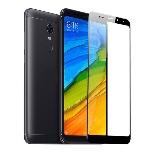 محافظ صفحه نمایش شیشه ای تمام چسب مدل 5D مناسب برای گوشی شیائومی Redmi 5 Plus محافظ صفحه نمایش شیشه ای تمام چسب مدل 5D مناسب برای گوشی شیائومی Redmi 5 Plus