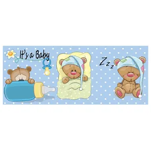 Zhivar Sleepy Bear 3D Sticker
