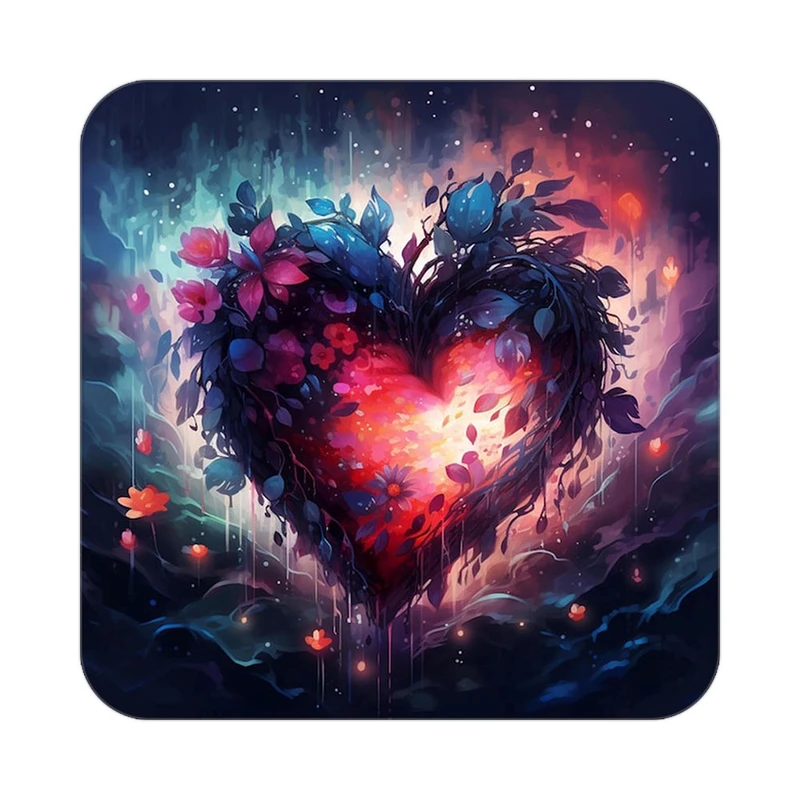 زیر لیوانی کاکتی مدل عاشقانه کد mp11119