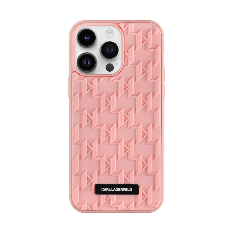 کاور کارل لاگرفلد مدل 3D MONOGRAM PATTERN مناسب برای گوشی موبایل اپل IPHONE 14 PROMAX