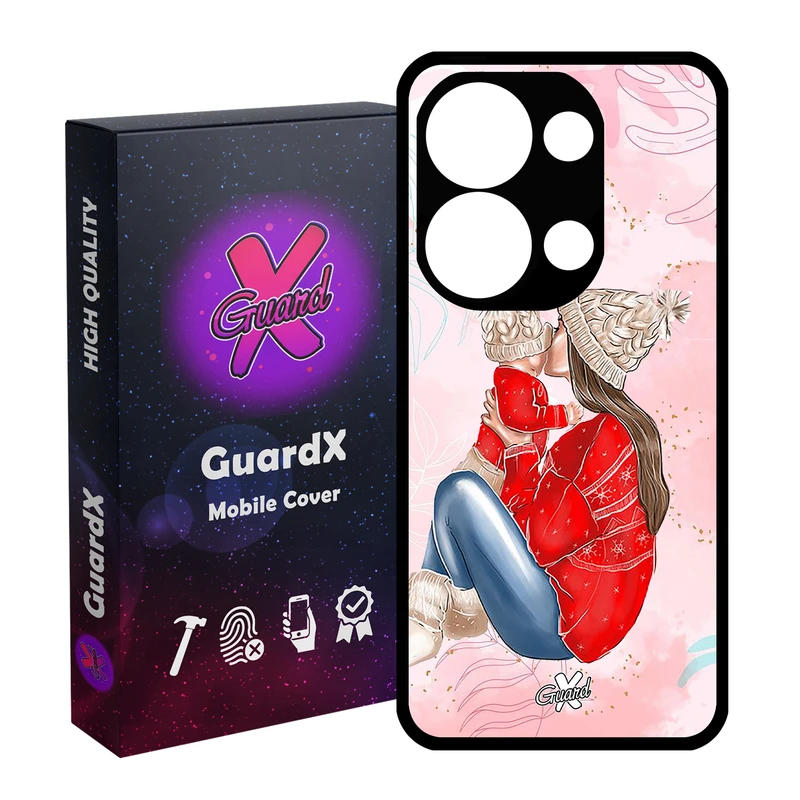 کاور گارد ایکس طرح دختر مدل Glass10335 مناسب برای گوشی موبایل شیائومی Redmi Note 13 Pro 4G / Poco M6 Pro 4G