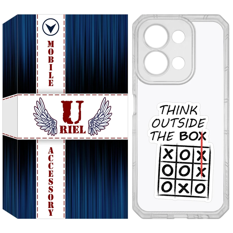 کاور یوریل مدل Clear کد 96 طرح انگیزشی مناسب برای گوشی موبایل شیائومی Redmi 15C 4G