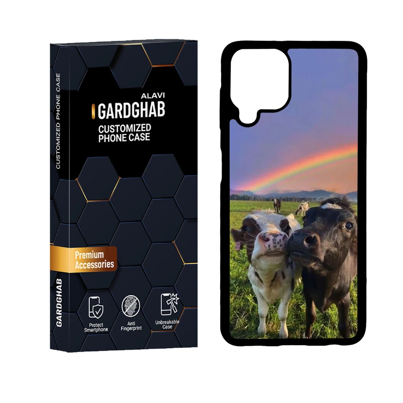 کاور گارد قاب علوی دورژله ای مدل حیوانات مناسب برای گوشی موبایل سامسونگ Galaxy A22 4G