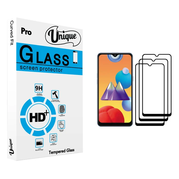 محافظ صفحه نمایش یونیک مدل ULTRA مناسب برای گوشی موبایل سامسونگ Galaxy M01s بسته سه عددی