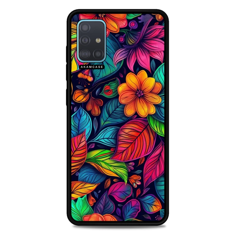 کاور آکام مدل AMC-WSGA51-FLOWERS-36 مناسب برای گوشی موبایل سامسونگ Galaxy A51