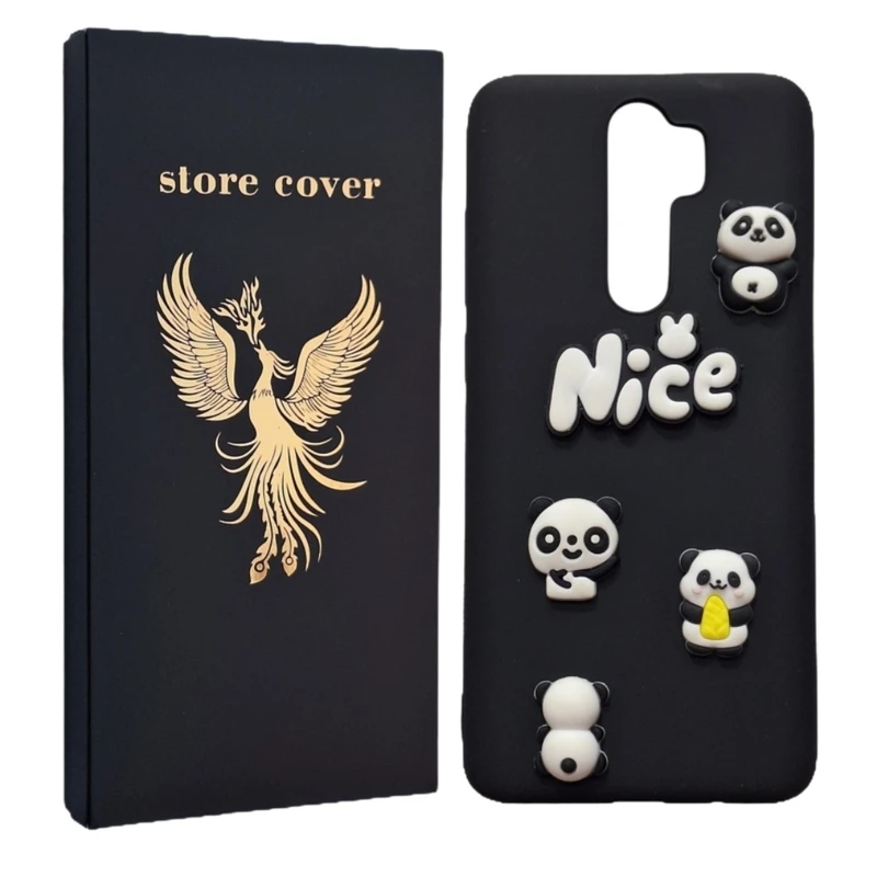 کاور استور کاور طرح پاندا برجسته مدل note8pro مناسب برای گوشی موبایل شیائومی Redmi Note 8 Pro