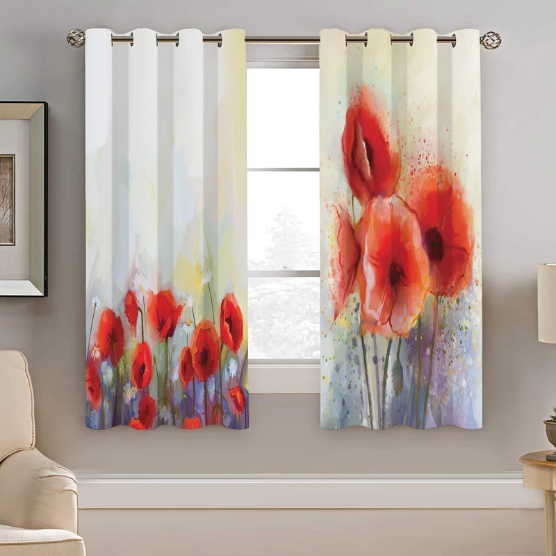 پرده نیروانا طرح گل  مدل هازان کد 4633    سایز 140×200 سانتی متر