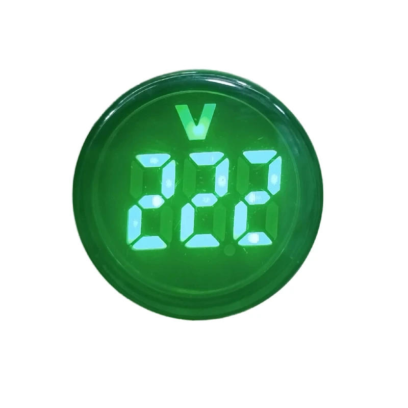 چراغ سیگنال ولت متر جی بی اچ کد JBH/DI22-V-R-G بسته ده عددی