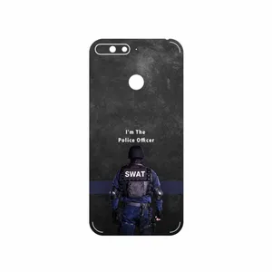 MAHOOT Police Officer Cover Sticker for Huawei Y6 Prime 2018