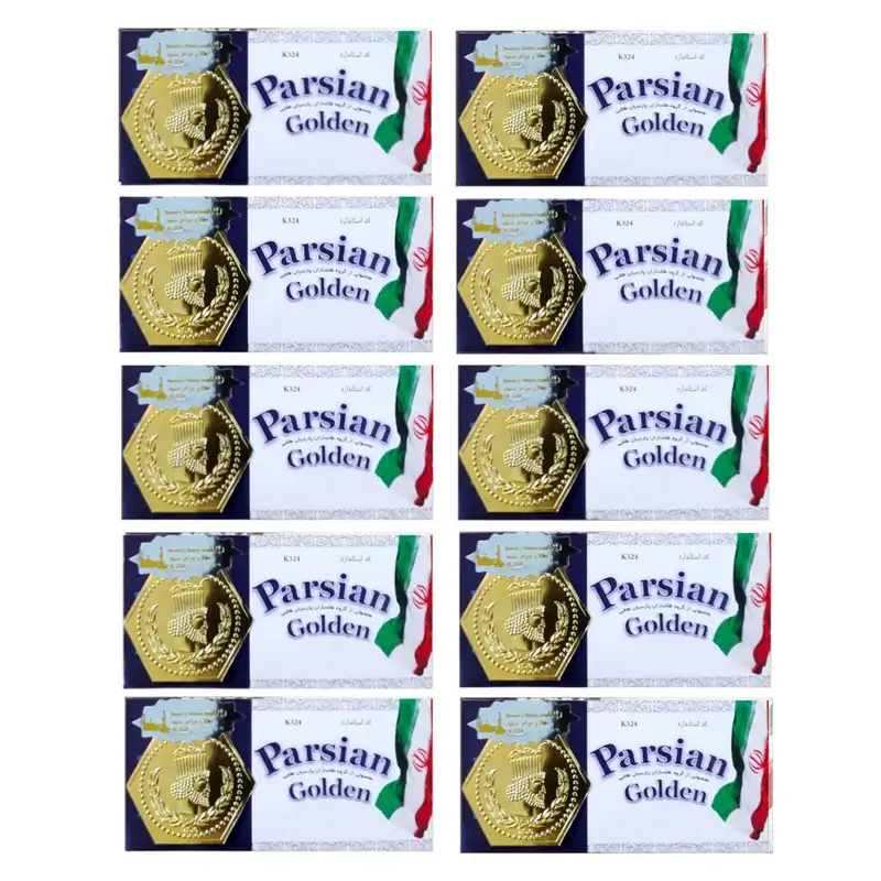 سکه طلا گرمی 18 عیار مدل پارسیان آفرینش k050 مجموع 10 عددی