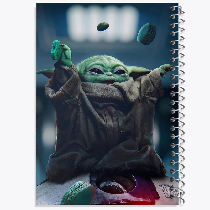 دفتر نت موسیقی 50 برگ خندالو مدل یودا سریال جنگ ستارگان کد 26073