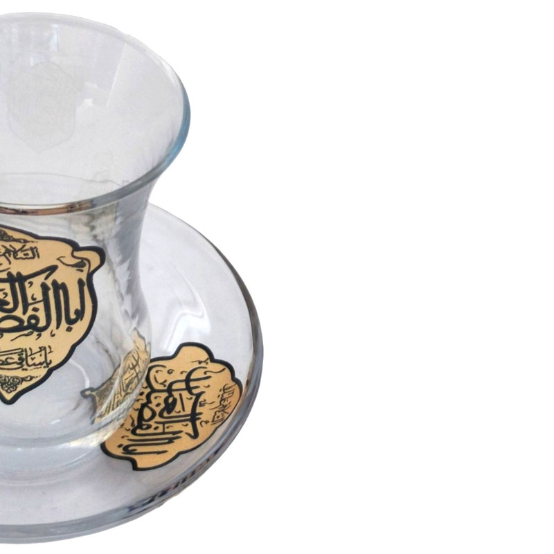 ست فنجان و نعلبکی 12 پارچه طرح یا اباالفضل