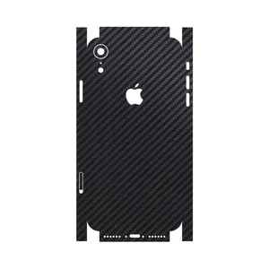 MAHOOT Black-Carbon-Fiber-FullSkin Cover Sticker for Apple iPhone Xr