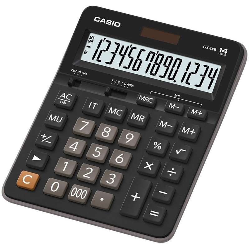 ماشین حساب کاسیو مدل GX-14B ماشین حساب کاسیو مدل GX-14B