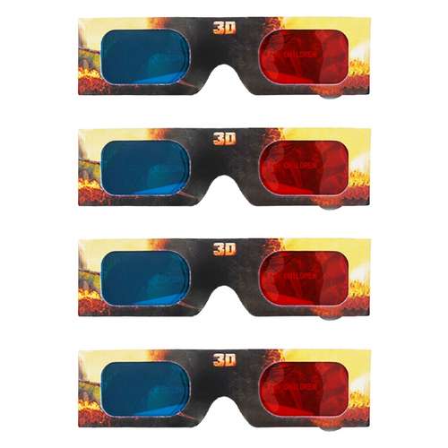 پک چهارعددی عینک سه بعدی مدل Hideous zippleback