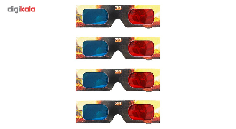 پک چهارعددی عینک سه بعدی مدل Hideous zippleback