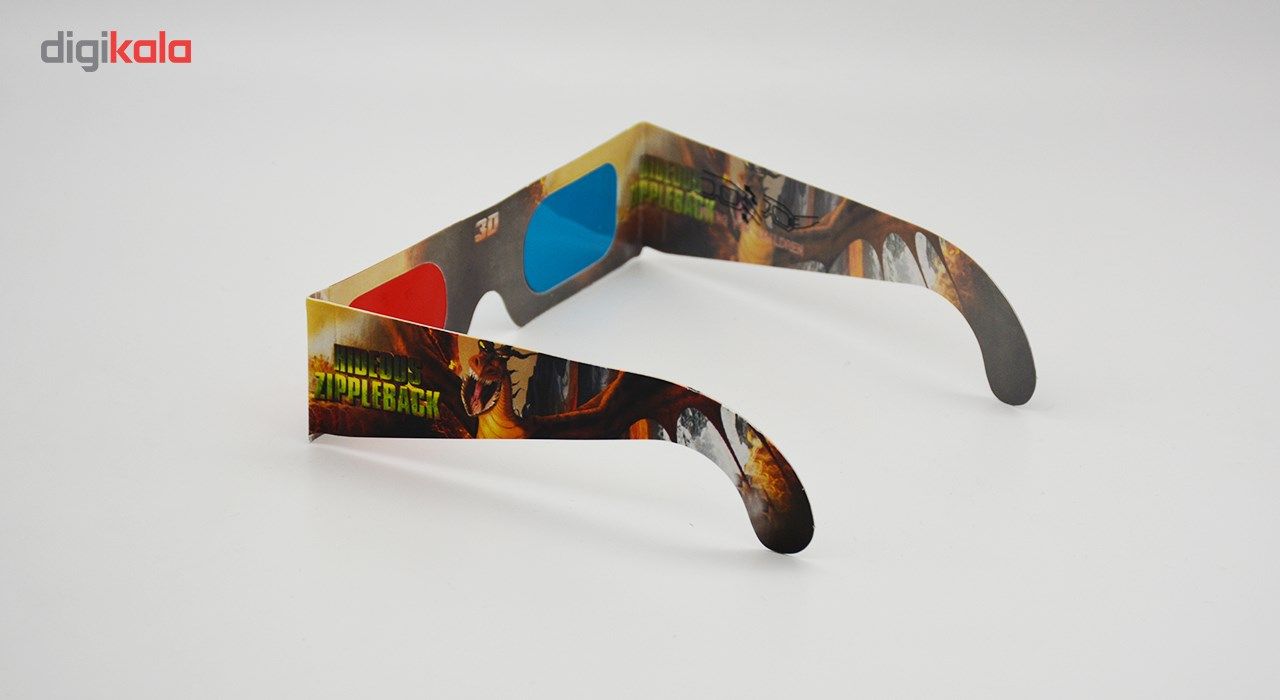 پک چهارعددی عینک سه بعدی مدل Hideous zippleback
