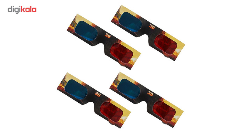 پک چهارعددی عینک سه بعدی مدل Hideous zippleback