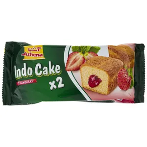 ایندو کیک توت فرنگی دوقلو آشنا مقدار 60 گرم