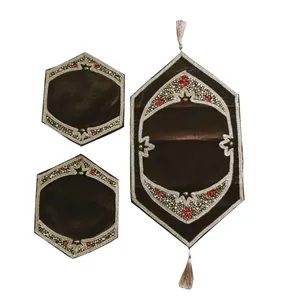 رومیزی مدل سنگ دوزی A-821 مجموعه سه عددی 