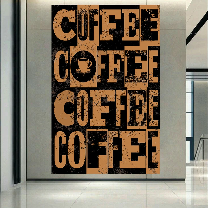 پوستر پارچه ای طرح قهوه مدل Art کد ARY43