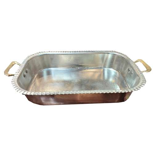 ماهیتابه مسی مدل چکش کاری کد 874
