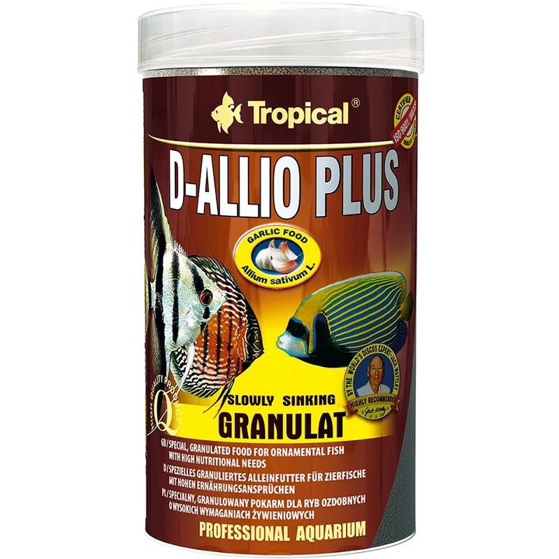 غذای ماهی تروپیکال مدل D- Allio Plus Granulat وزن 60 گرم