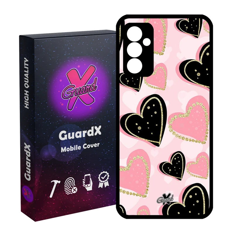 کاور گارد ایکس طرح Love مدل Glass10106 مناسب برای گوشی موبایل سامسونگ Galaxy S23 FE