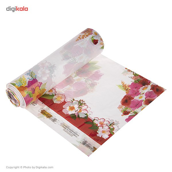 سفره یکبار مصرف کاور لوکس مدل Flower - رول 25 متری