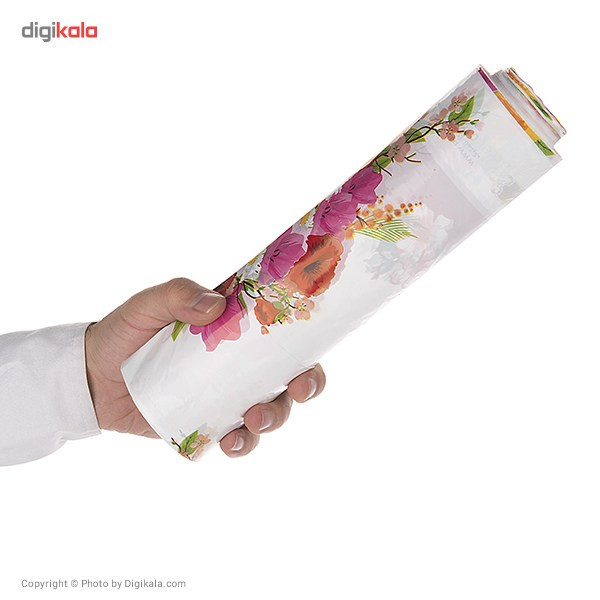 سفره یکبار مصرف کاور لوکس مدل Flower - رول 25 متری