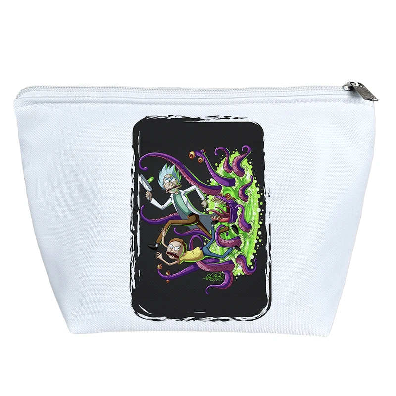 کیف لوازم آرایش دخترانه خندالو مدل Rick and Morty کد 5381