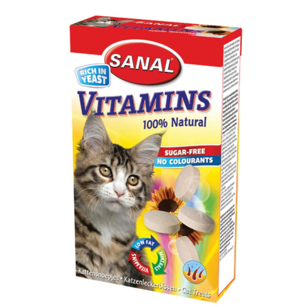 مکمل مولتی ویتامین گربه سانال مدل mul_50 وزن ۵۰ گرم