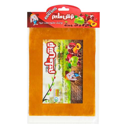 لواشک ترش طعم راناس هفت میوه - 55گرم بسته 5 عددی