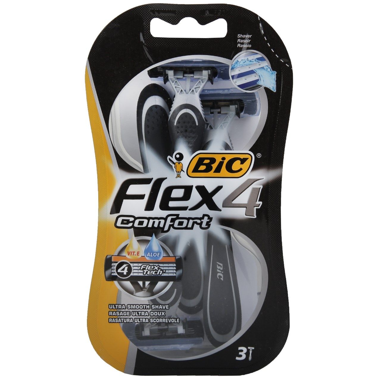 خود تراش بیک مدل Flex 4 Comfort بسته 3 عددی -  - 1