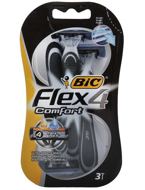 خود تراش بیک مدل Flex 4 Comfort بسته 3 عددی