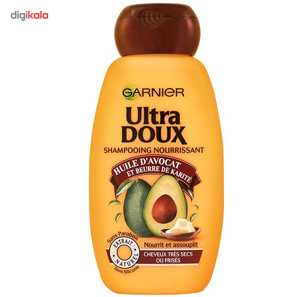 شامپو تغذیه کننده گارنیه سری Ultra Doux مدل Avocado حجم 250 میلی لیتر