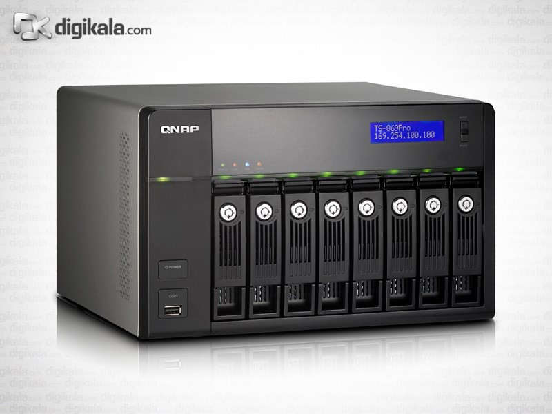ذخیره‌ساز تحت شبکه کیونپ مدل TS-869 Pro