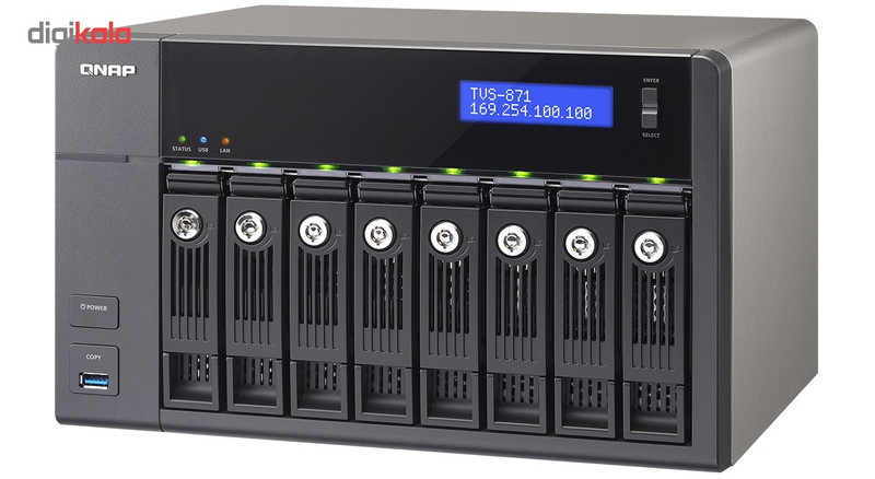 ذخیره ساز تحت شبکه کیونپ مدل TVS-871-i5-8G
