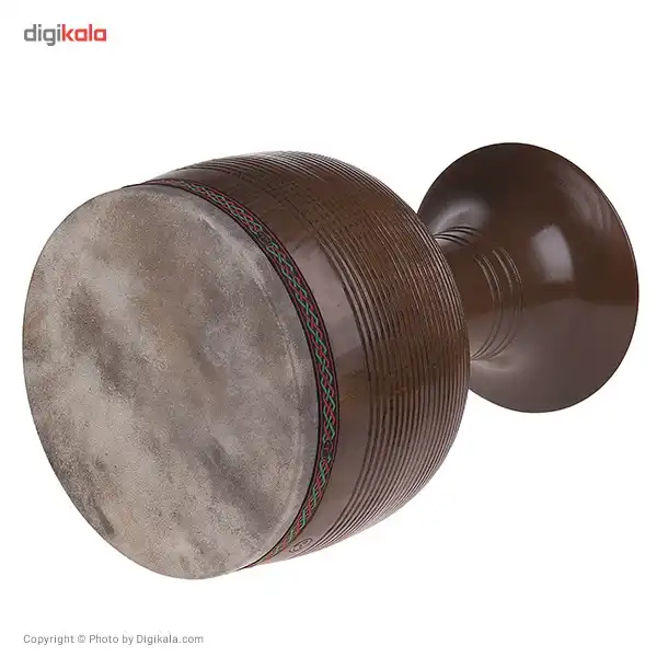تنبک حلمی مدل ترکهای قهوهای با پوست شتر سایز 28