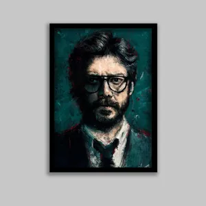 تابلو مدل پروفسور سریال خانه کاغذی Money Heist کد LA-G10632-2