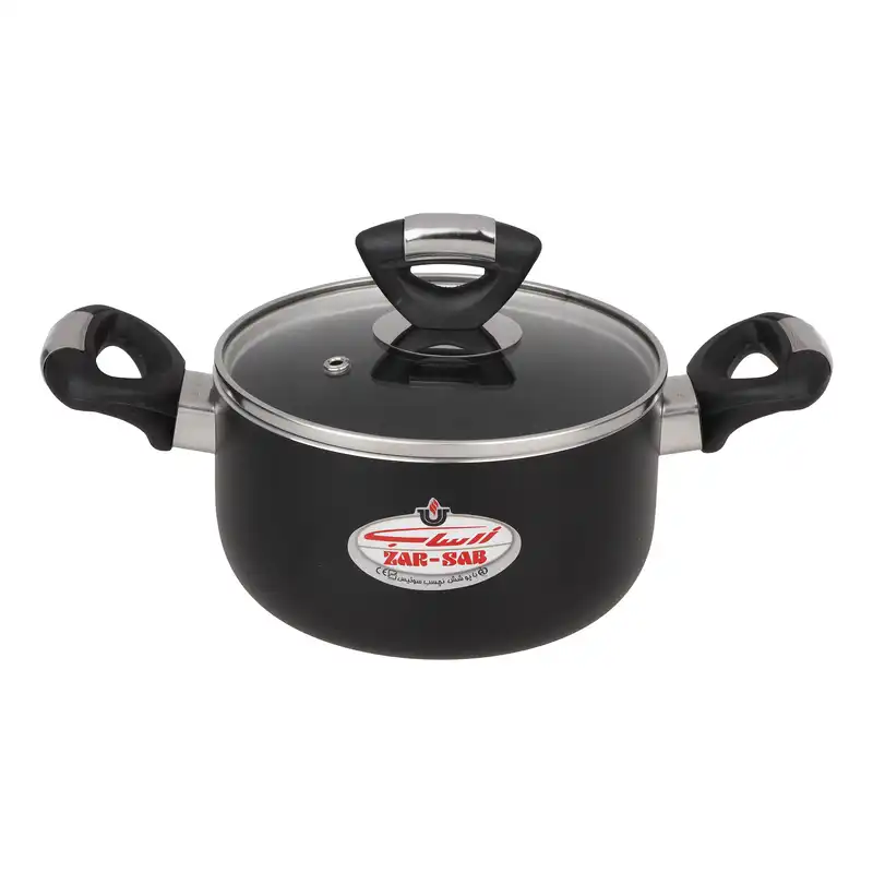 قابلمه زرساب مدل دو دسته کد GC416G سایز 16