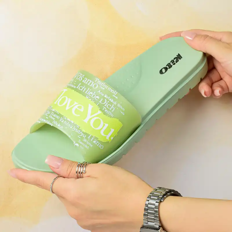 دمپایی زنانه کیتو مدل آی لاو یو کد 2999