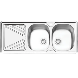 سینک ایلیا استیل مدل 2028R توکار سایز 50 × 120 سانتی متر