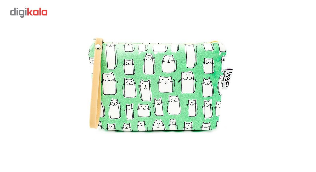 کیف لوازم آرایش هیدورا طرح گربه ها -  - 3