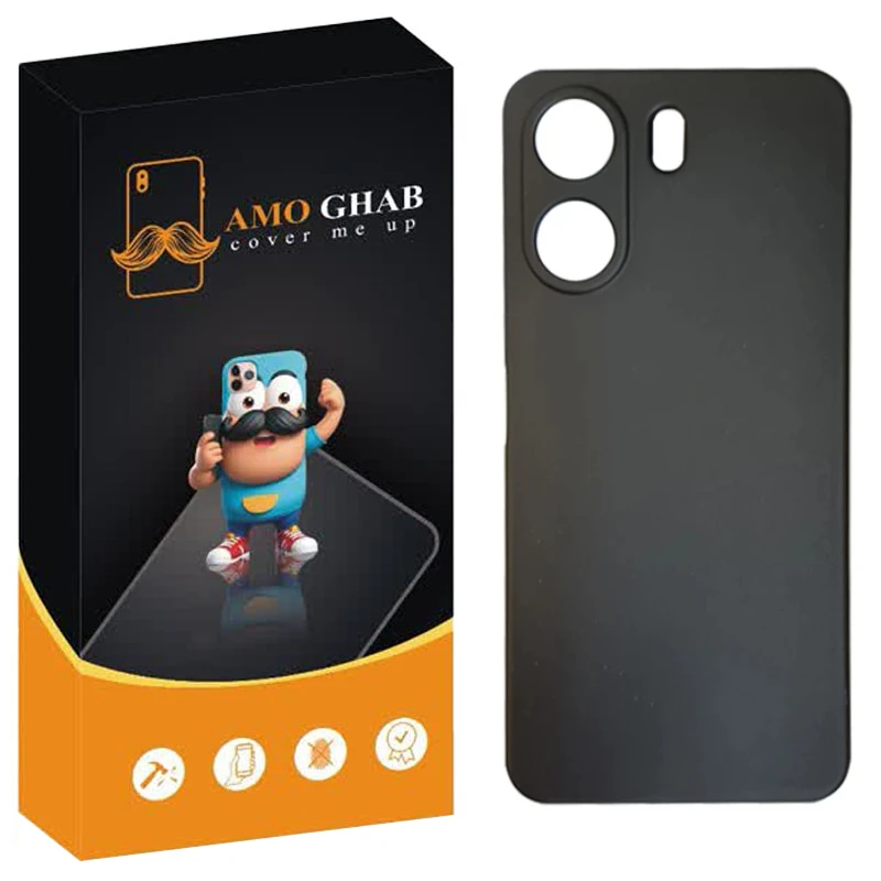 کاور عمو قاب مدل سیلیکونی پاک کنی مناسب برای گوشی موبایل شیائومی Redmi 13C / Poco C65